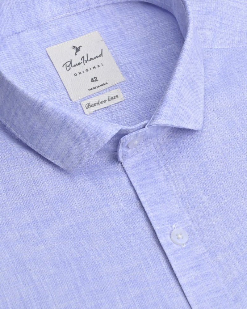 Soft Blue -Full-Bamboo Linen