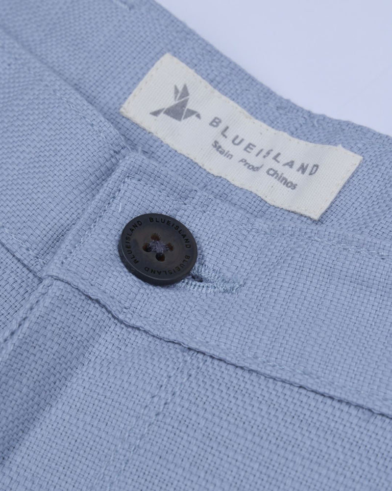 Textured Bluish Grey - 2 way stretch - COTTON PANT