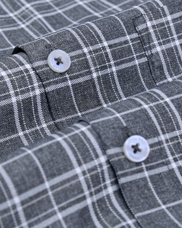 Elephant Black Multi Checks- Full-Cotton Rich