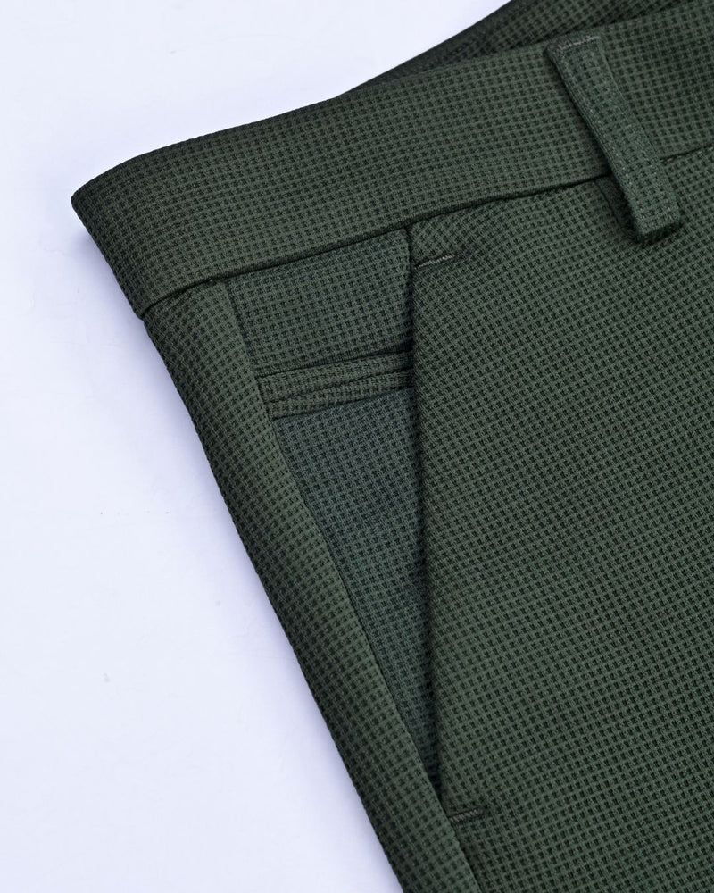 Jungle Green Mini Checks - Power Stretch All Mode Pant