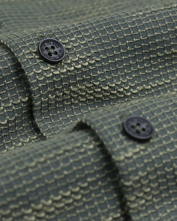 Jungle Green Graphic Line - Half Sleeve - Airlite Shirt