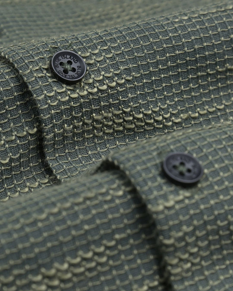 Jungle Green Graphic Line - Half Sleeve - Airlite Shirt