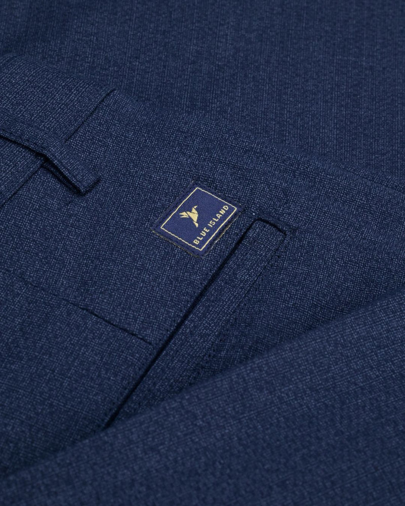 Navy Galaxy Print - 2 way stretch - COTTON PANT