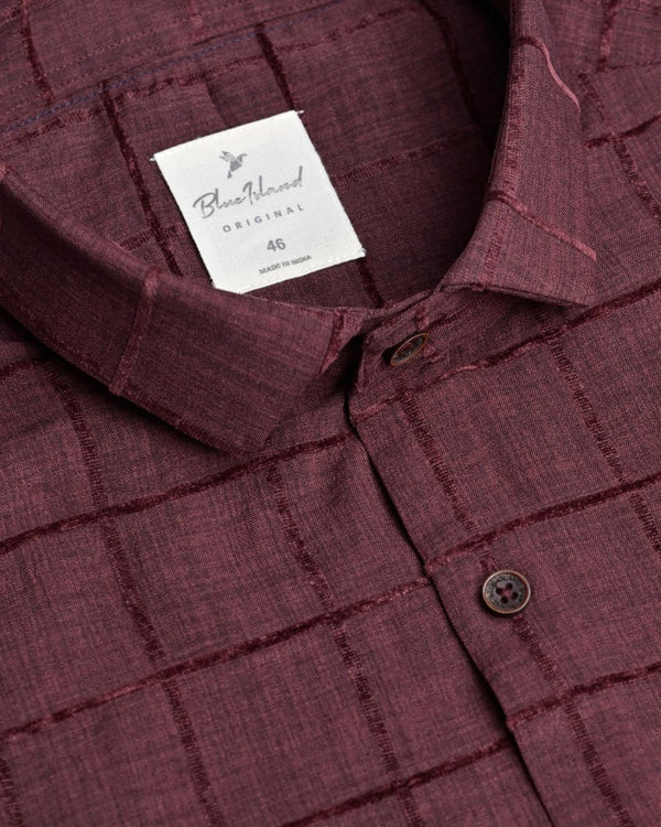 Vintage Red Oversize Box - Half Sleeve - Airlite Shirt