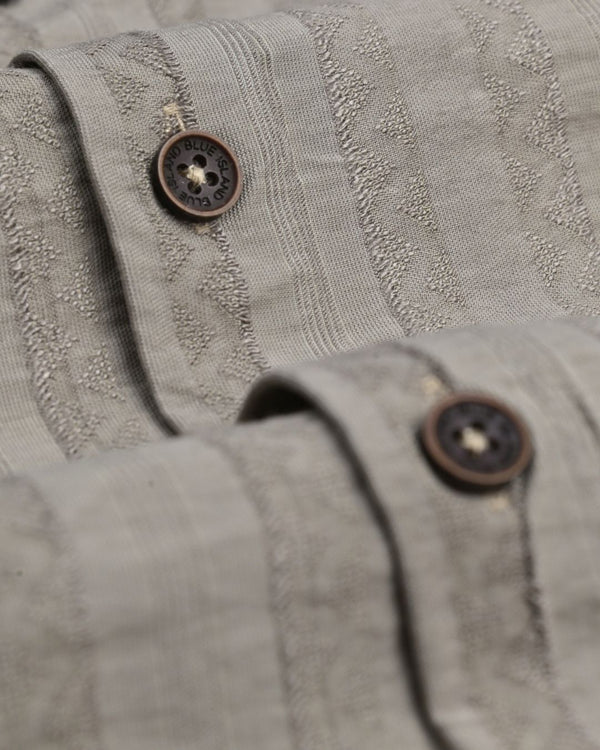 Walnut Brown Wave Line - Half Sleeve - Airlite Shirt