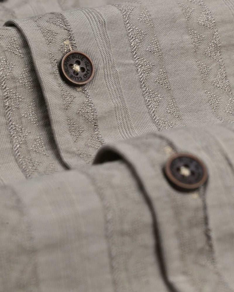 Walnut Brown Wave Line - Half Sleeve - Airlite Shirt