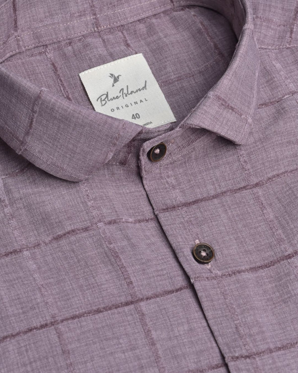 Muted Rose Oversize Box - Half Sleeve - Airlite Shirt