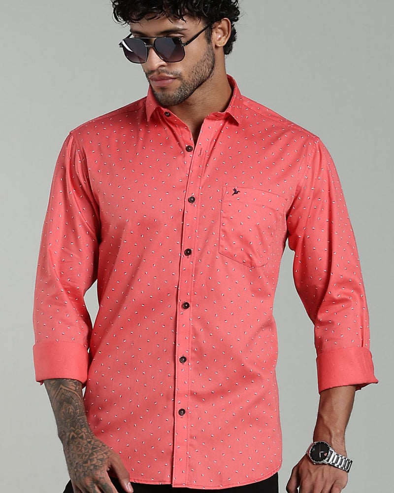 Pink Petal Print-Full-Stain Proof