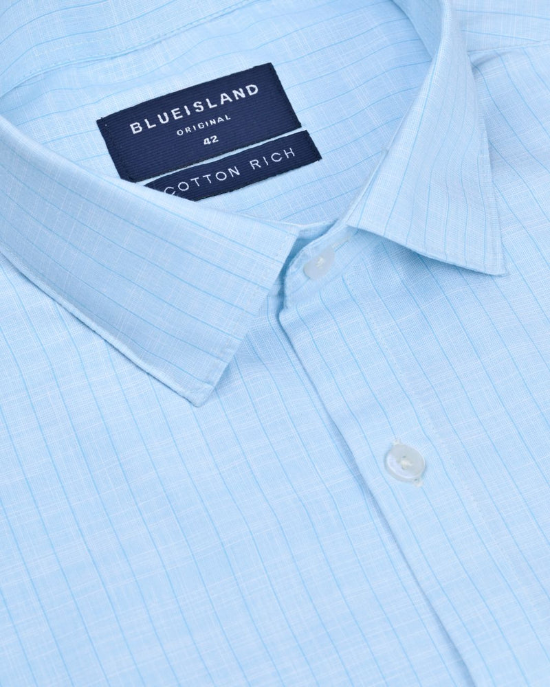 Periodic Blue Lines - Full-Cotton Rich