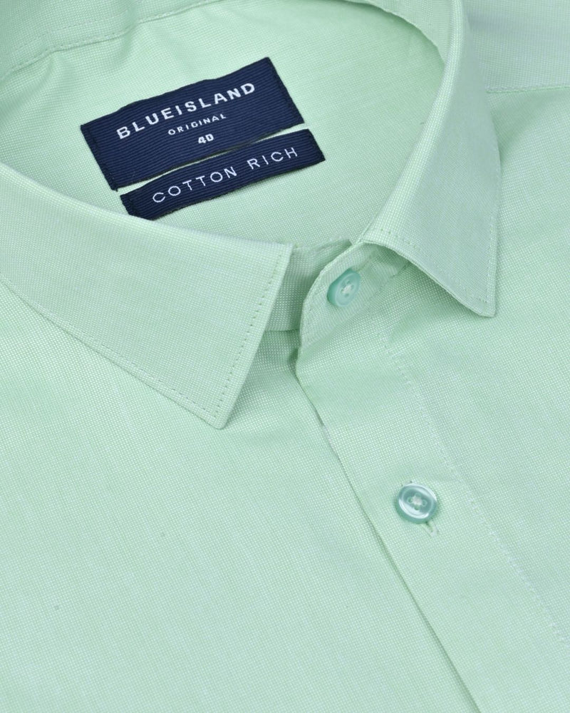 Pastel Green Solid - Full-Cotton Rich