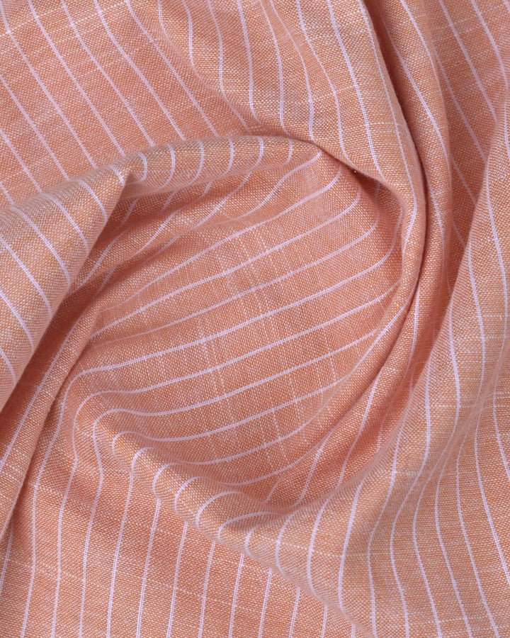 Fanda Orange Stripes -Full-Bamboo Linen