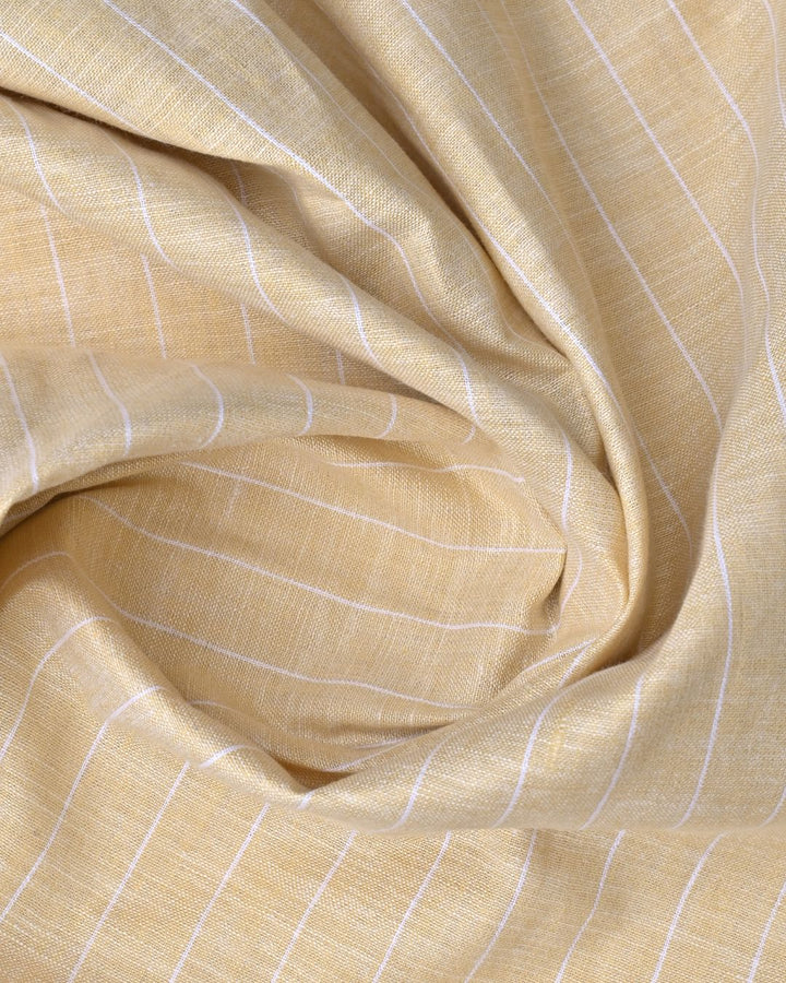 Sandal Cream & White Stripes -Full-Bamboo Linen