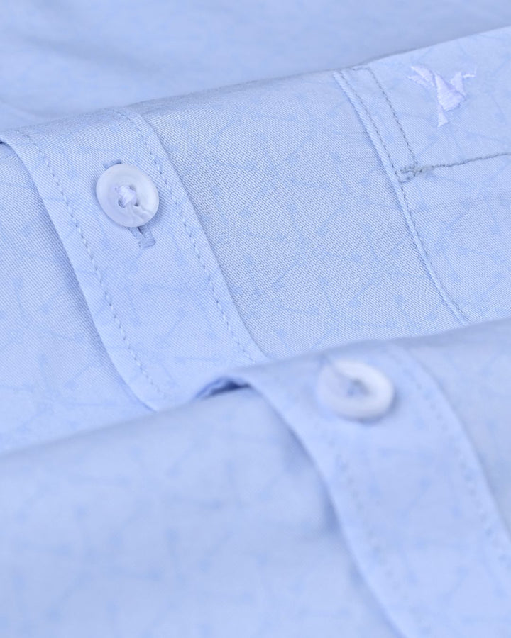 Sky Blue Key Print -Full-Stain Proof