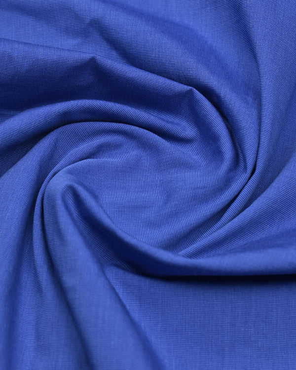 Ocean Blue Solid - Half Sleeve -Giza Cotton
