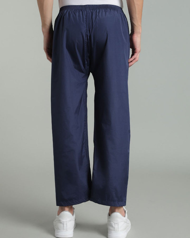 Navy with Blue Shoulder Panel - Rain Jacket with Pant