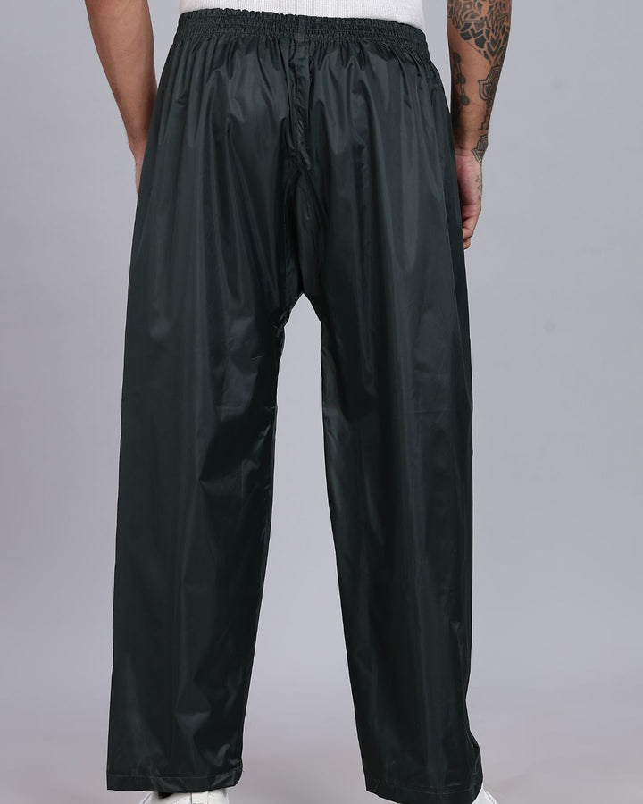 Military Green - Rain Jacket with Pant and Mobile Pouch
