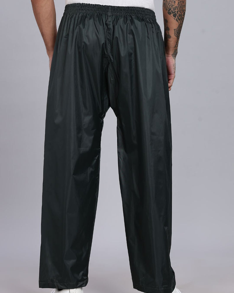 Military Green - Rain Jacket with Pant and Mobile Pouch