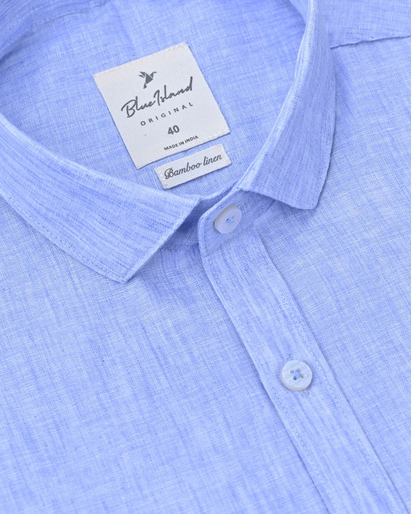 Sky Blue -Full-Bamboo Linen