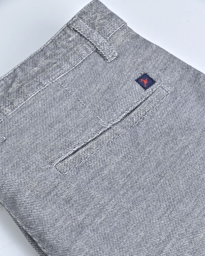 Steel Grey Structured - Corduroy Pant