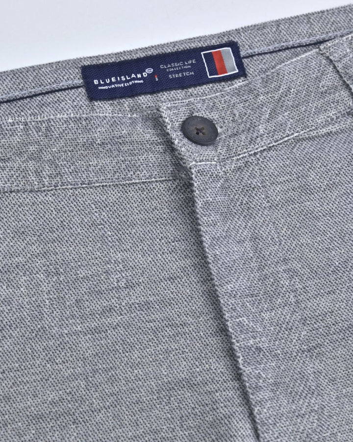 Steel Grey Structured - Corduroy Pant