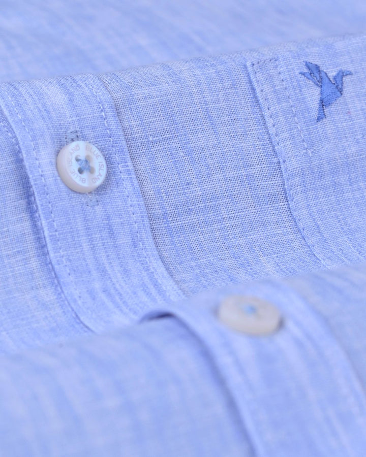 Sky Blue -Full-Bamboo Linen