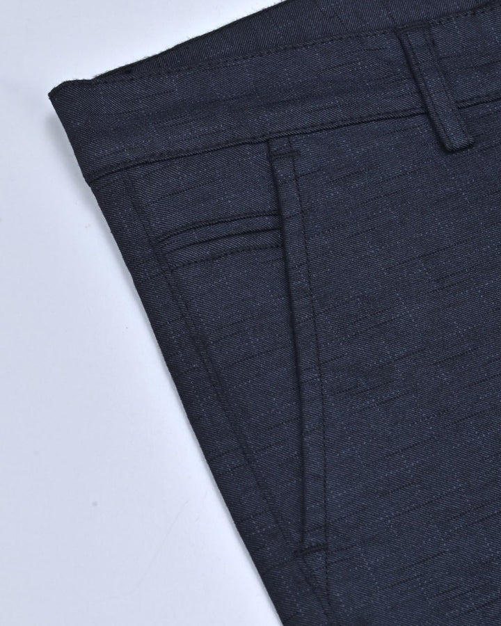 Black Dotted Box - 2 way stretch - COTTON PANT
