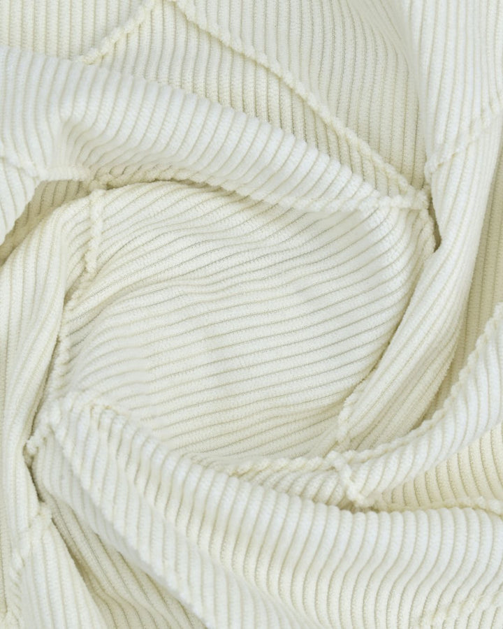 Cream Thread Checks - Full-Corduroy Shirt