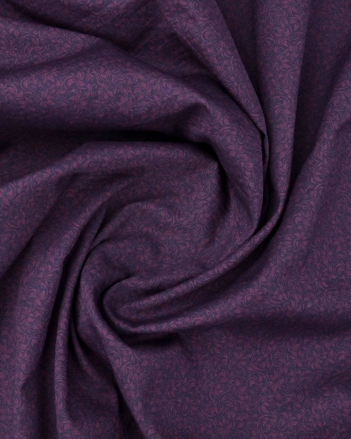 Dark Wine Flower Print -Full-Stain Proof