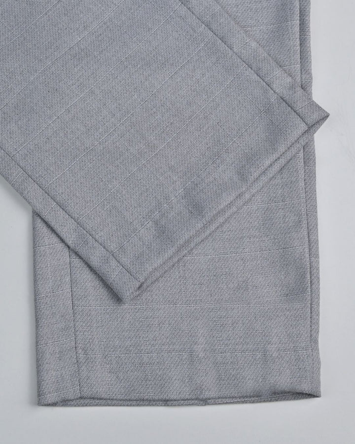 Light Grey Mesh Checks - Wrinkle free Formal Pant