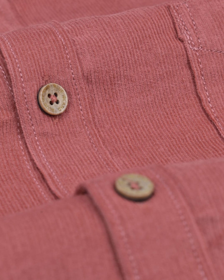 Brick Brown -Full-Corduroy Shirt