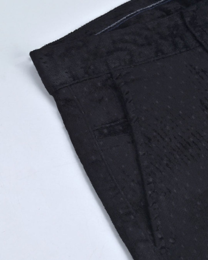 Brownish Black Magic Printed - Corduroy Pant
