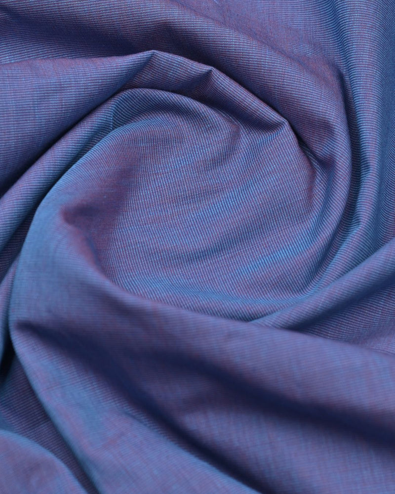Ruby Blue Solid - Full-Giza Cotton