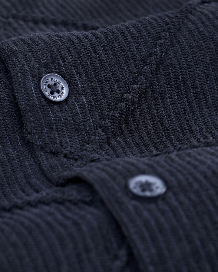 Black Thread Checks - Full-Corduroy Shirt