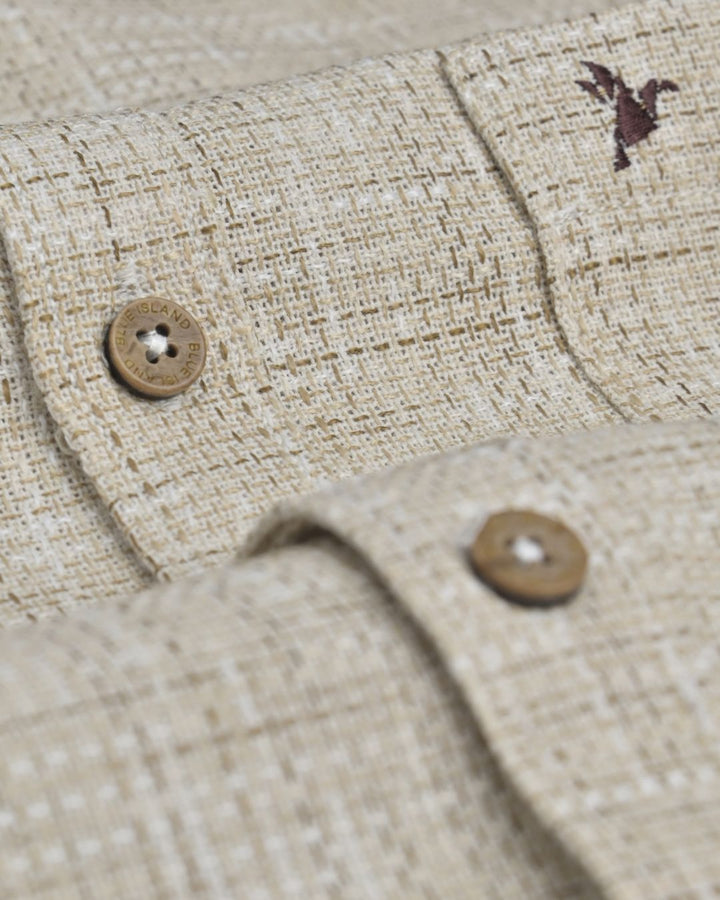 Beige Grain Print - Full-Stain Proof
