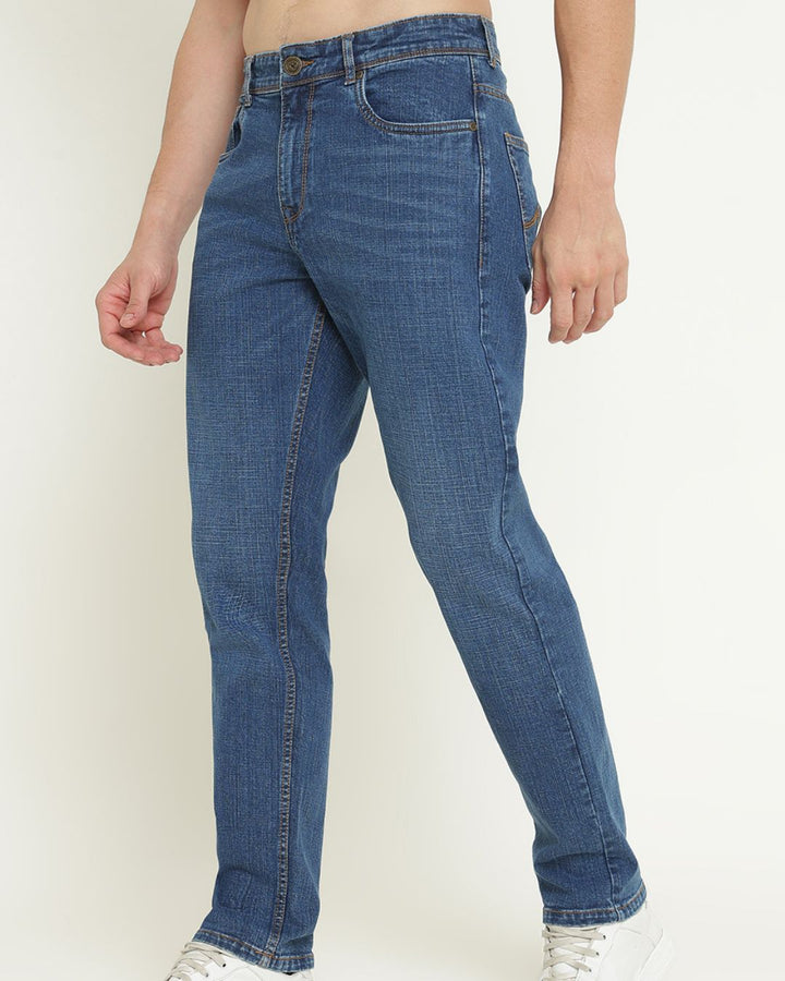 Striped Blue - Denim Jeans