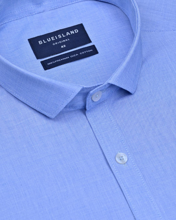 Dusty Blue Solid - Full-Giza Cotton
