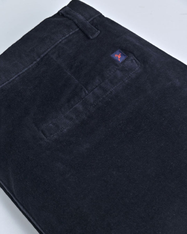 Black Hex Printed - Corduroy Pant