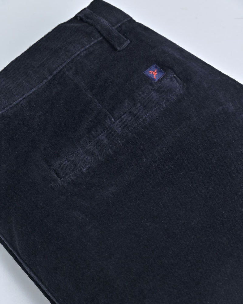Black Hex Printed - Corduroy Pant