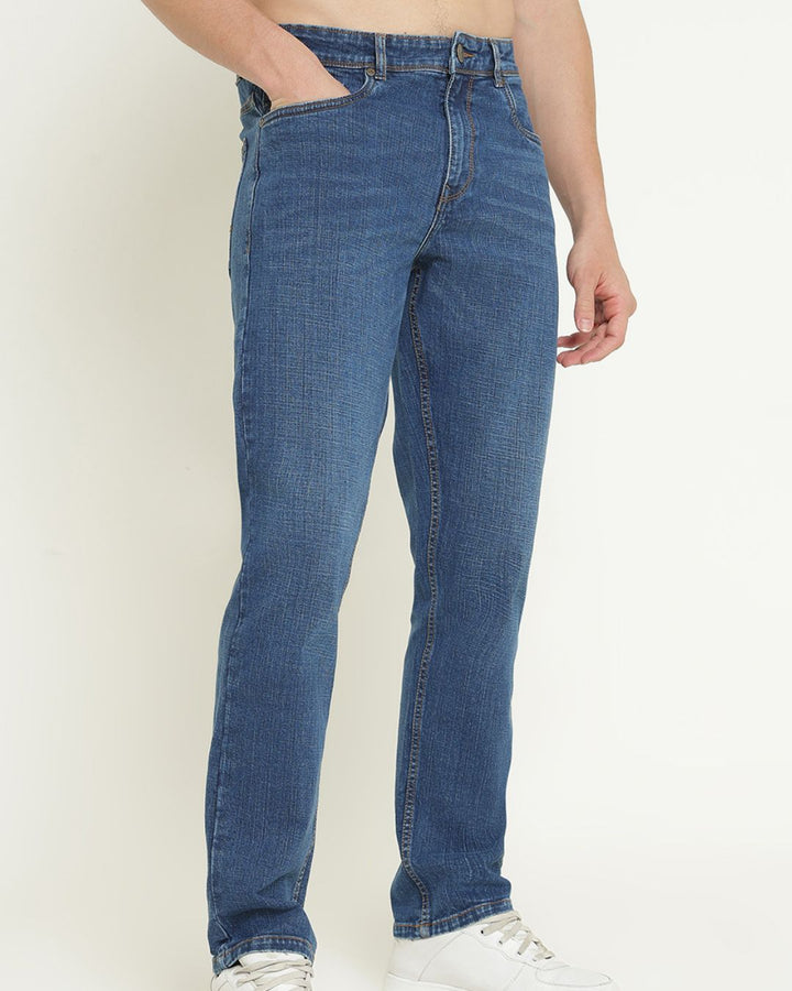 Striped Blue - Denim Jeans