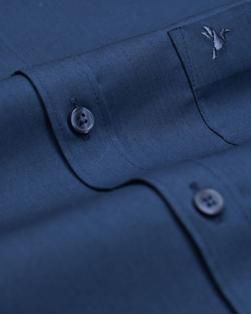 Bottle Blue Solid - Full-Giza Cotton