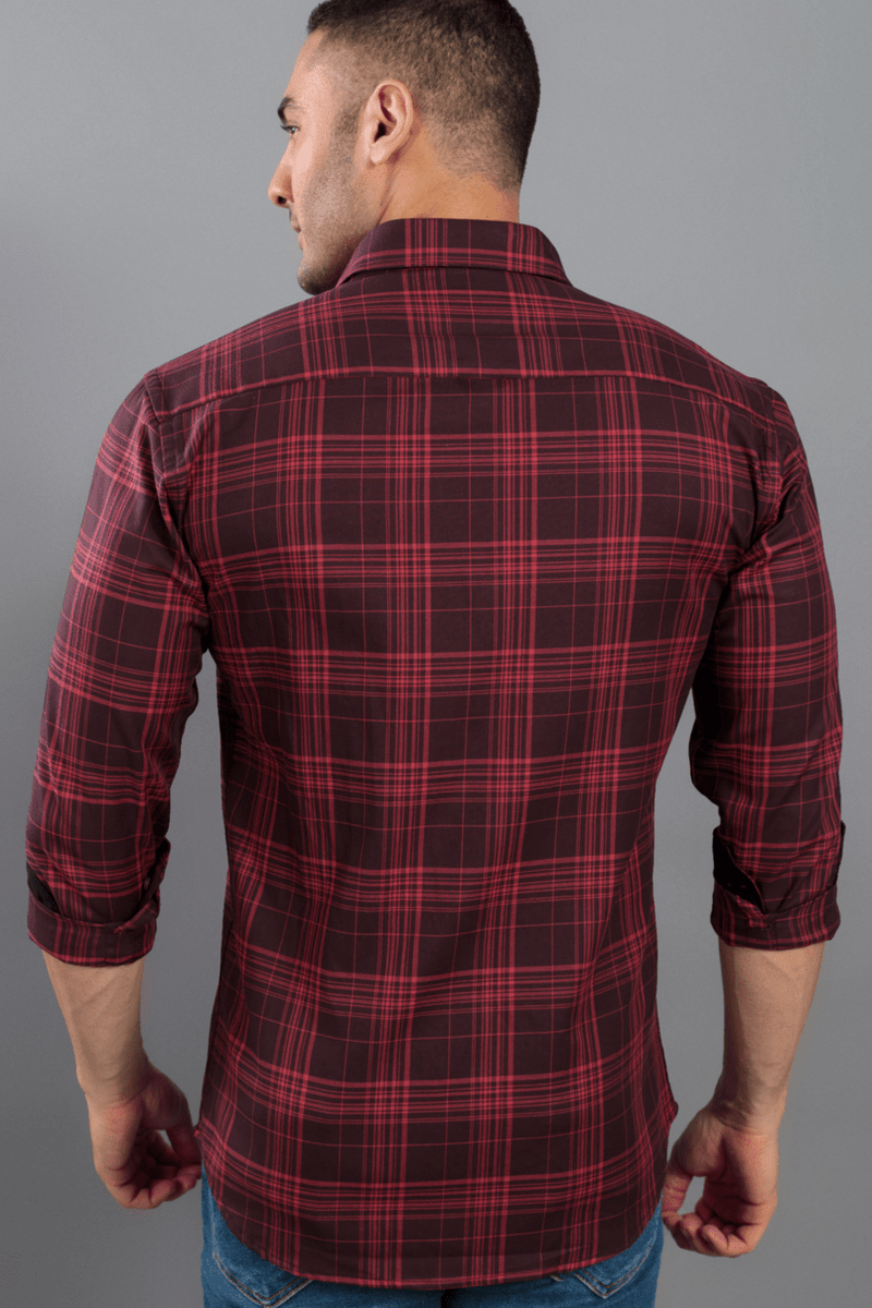 Multi Red Checks - Full-Stain Proof