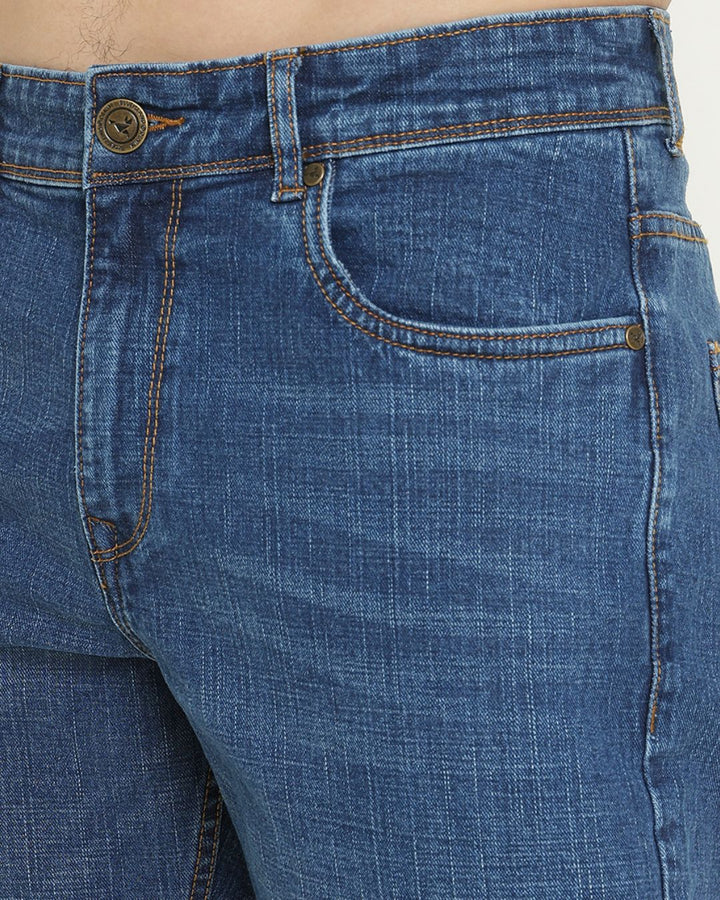 Striped Blue - Denim Jeans