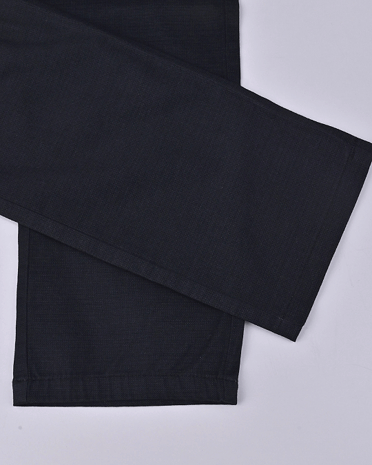 Black Steel Printed - 2 way stretch - COTTON PANT