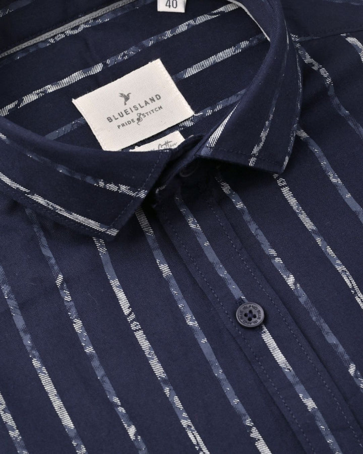 Navy & Military Line Stripes -Full-Stain Proof