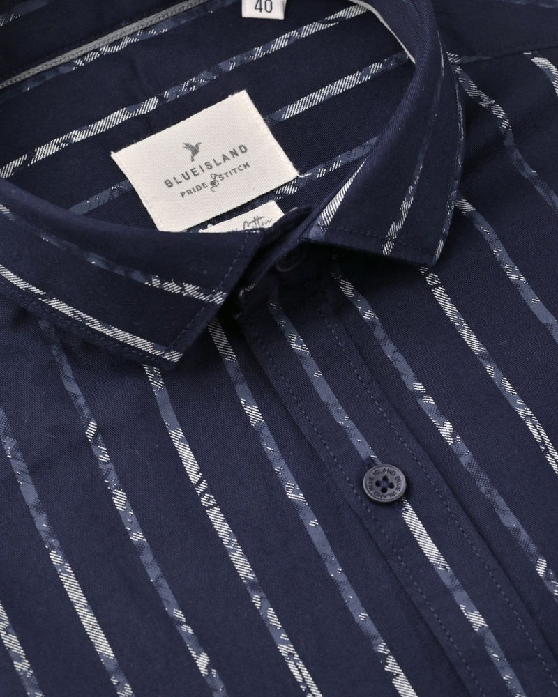 Navy & Military Line Stripes -Full-Stain Proof