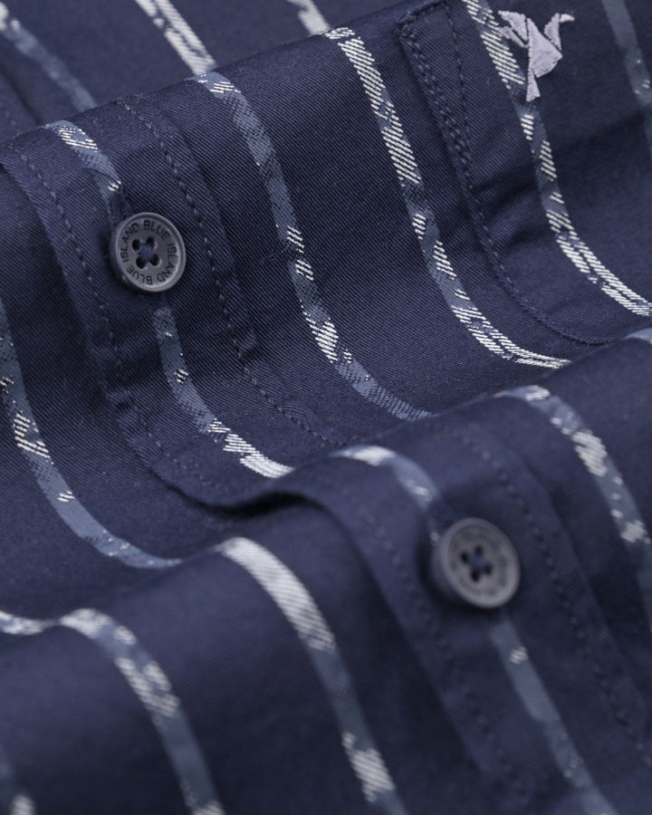 Navy & Military Line Stripes -Full-Stain Proof