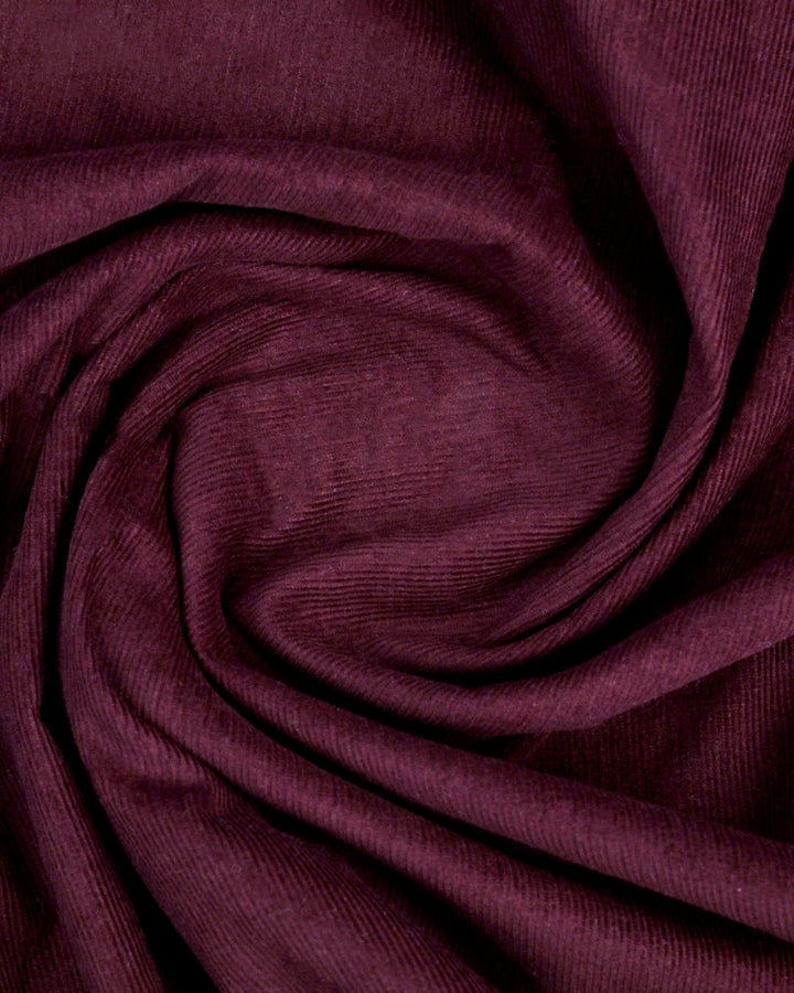 Dark Wine  - Full-Corduroy Shirt