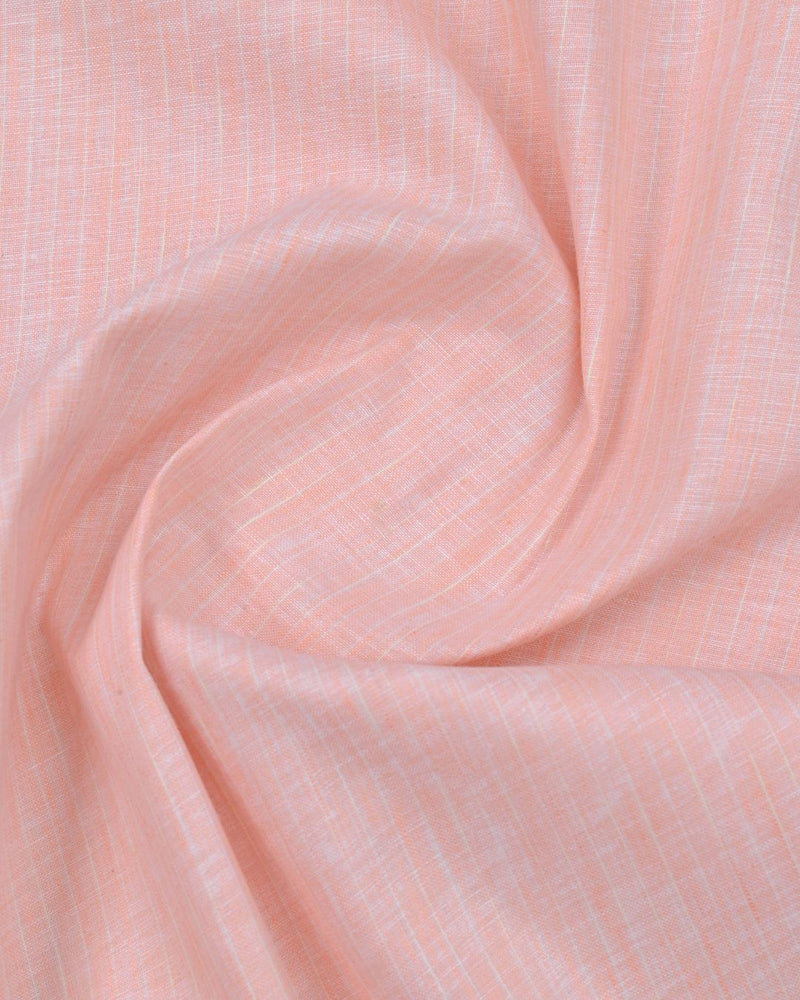 Bright Orange Stripes -Full-Bamboo Linen