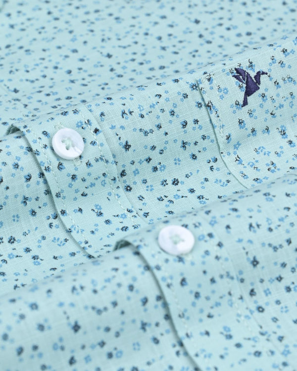 Turquoise Mini Print -Full-Stain Proof