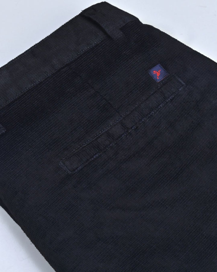Black Mini Structured - Corduroy Pant